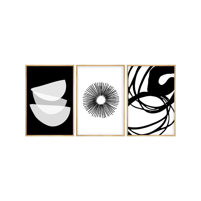 Wallity Huhu241 - 50 x 35 cm (3 Piezas) Wallity Huhu241 - 50 x 35 cm (3 Piezas)